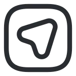 Route Square SVG Icon